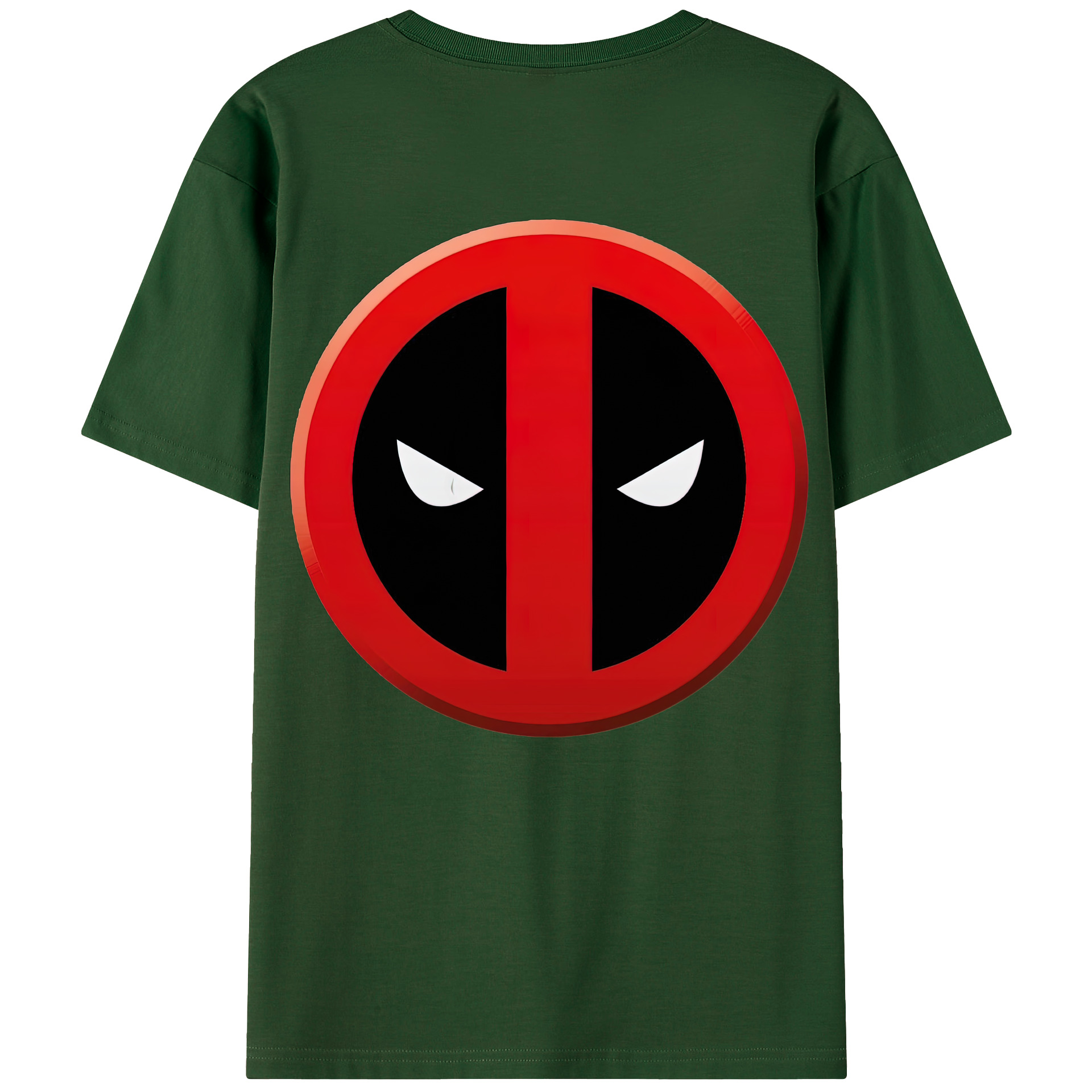 （画像用） Deadpool デッドプール 綿100％半袖Tシャツ（背面プリント）